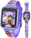 Accutime Kids Gabby's Doll House Purple Educational Touchscreen Smart Watch Toy for Girls, Boys, Toddlers - Selfie Cam, Learning Games, Alarm