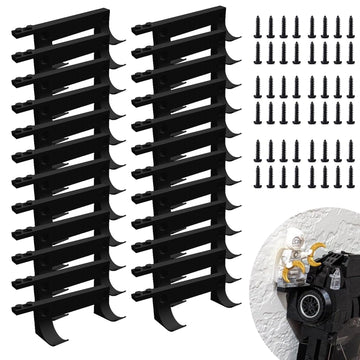 TEYOUYI 24PCS Wall Mount for Any Lego Speed Champions Sets Wall Bracket for Lego Speed of Champions with a Base for The Pilot,Wall Mount for Brick