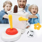 Kinaxixi Poop Shoot Game for 2-6 Players Interactiive Toliet Gags Gifts for Family Practical Joke Toys Creative Toliet Flushiing Game Funny White