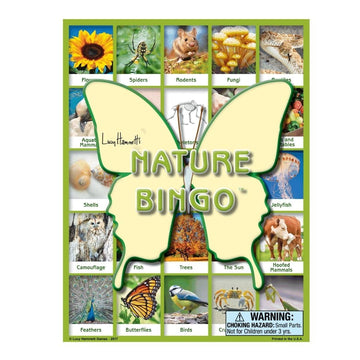 Nature Bingo Educational Game - Fun Learning for Kids & Families with Picture Boards & Cards