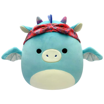 Squishmallows 8"" Tatiana The Dragon with Headscarf, Medium