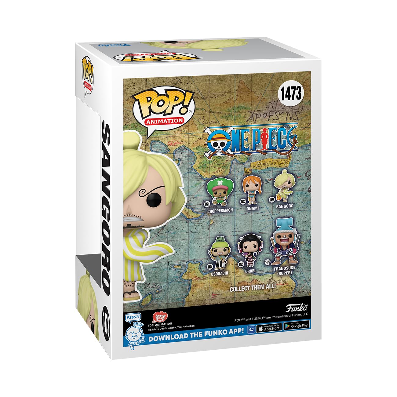 Funko POP! Animation: One Piece - Vinsmoke Sanji - Sangoro - (Wano) - Collectable Vinyl Figure - Gift Idea - Official Merchandise - for Kids & Adults