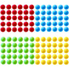 Hotusi 120Pcs Game Replacement Marbles Balls Compatible with Hungry Hungry Hippos