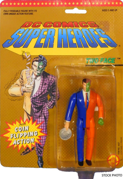 Toy Biz DC Comics Super Heroes Two-Face Action Figure 4.75 Inches