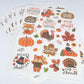 300+ Thanksgiving Day Glitter Tattoos Stickers Party Favors - Turkey Day Happy Fall Give Thanks Supplies Decorations