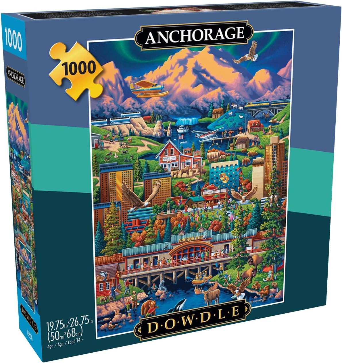 Buffalo Games - Eric Dowdle - Anchorage - 1000 Piece Jigsaw Puzzle for Adults -Challenging Puzzle Perfect for Game Nights - Finished Size is 26.75 x