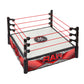 Mattel WWE Superstar Ring with Labels for Main Event & RAW, Spring-Loaded Mat & Pro Tension Elastic Ropes