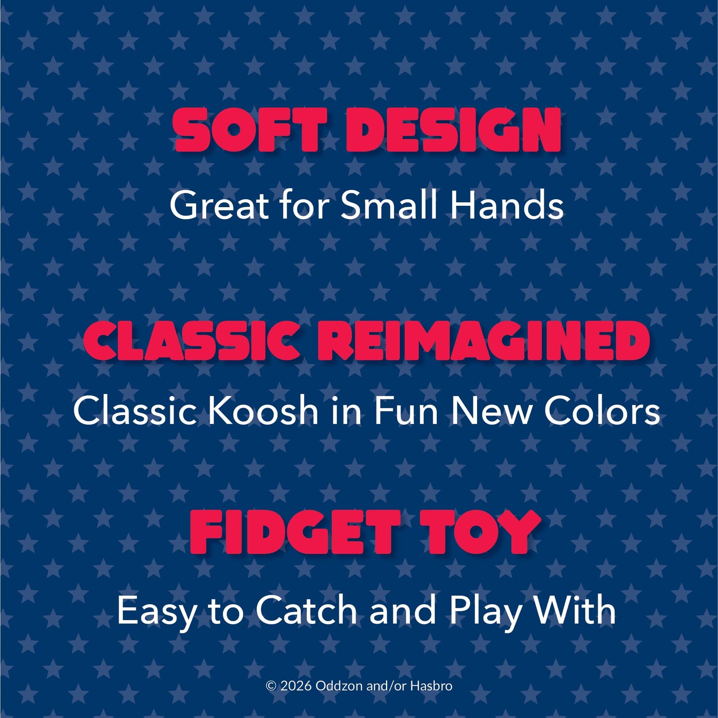 Koosh Balls 3 inch American, Kids Outdoor Toys, Beach Toys, Fidget Toys, 3+