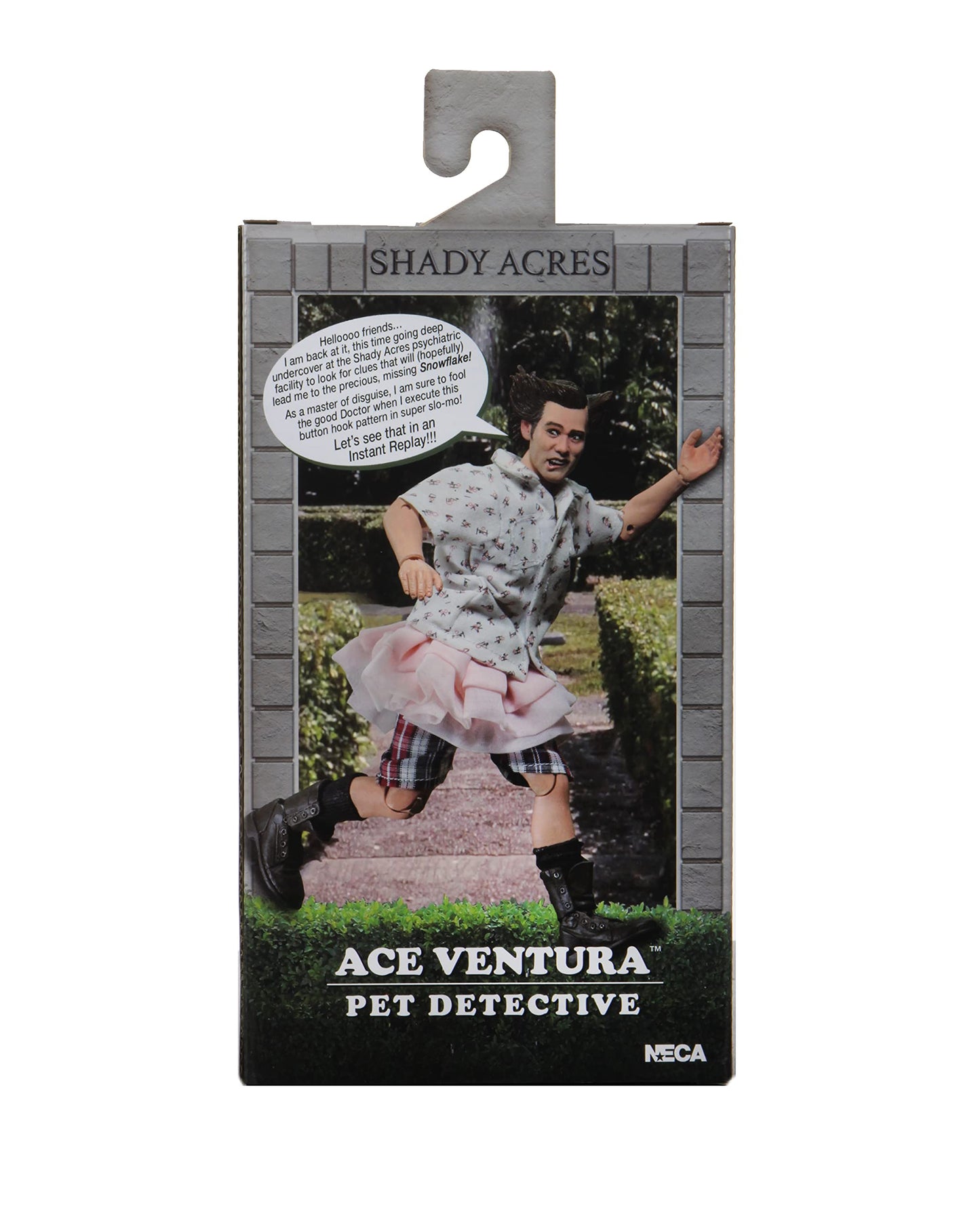NECA ACE Ventura PET Detective Shady Acres ACE 8" Retro Action Figure
