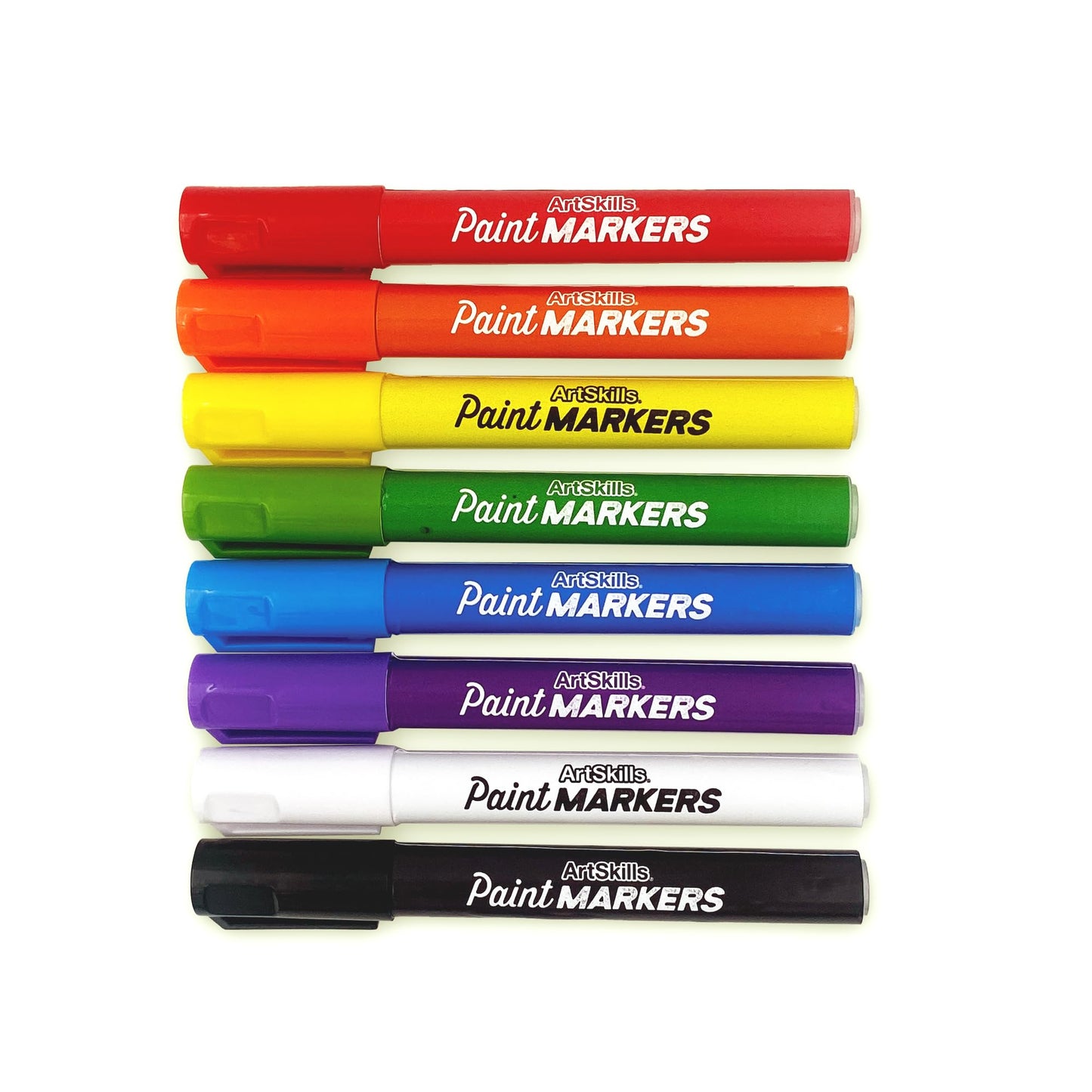 ArtSkills Acrylic Paint Pens - 8 Count Washable Paint Markers for Kids & Adults, Rock Painting
