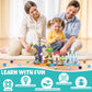 LAYVIC 200PCS Magnetic Building Blocks, Magnet Toys Magnetic Cubes, Magnetic Blocks for Kids Ages 4-8, Stacking Magnet Blocks STEM Building Toys