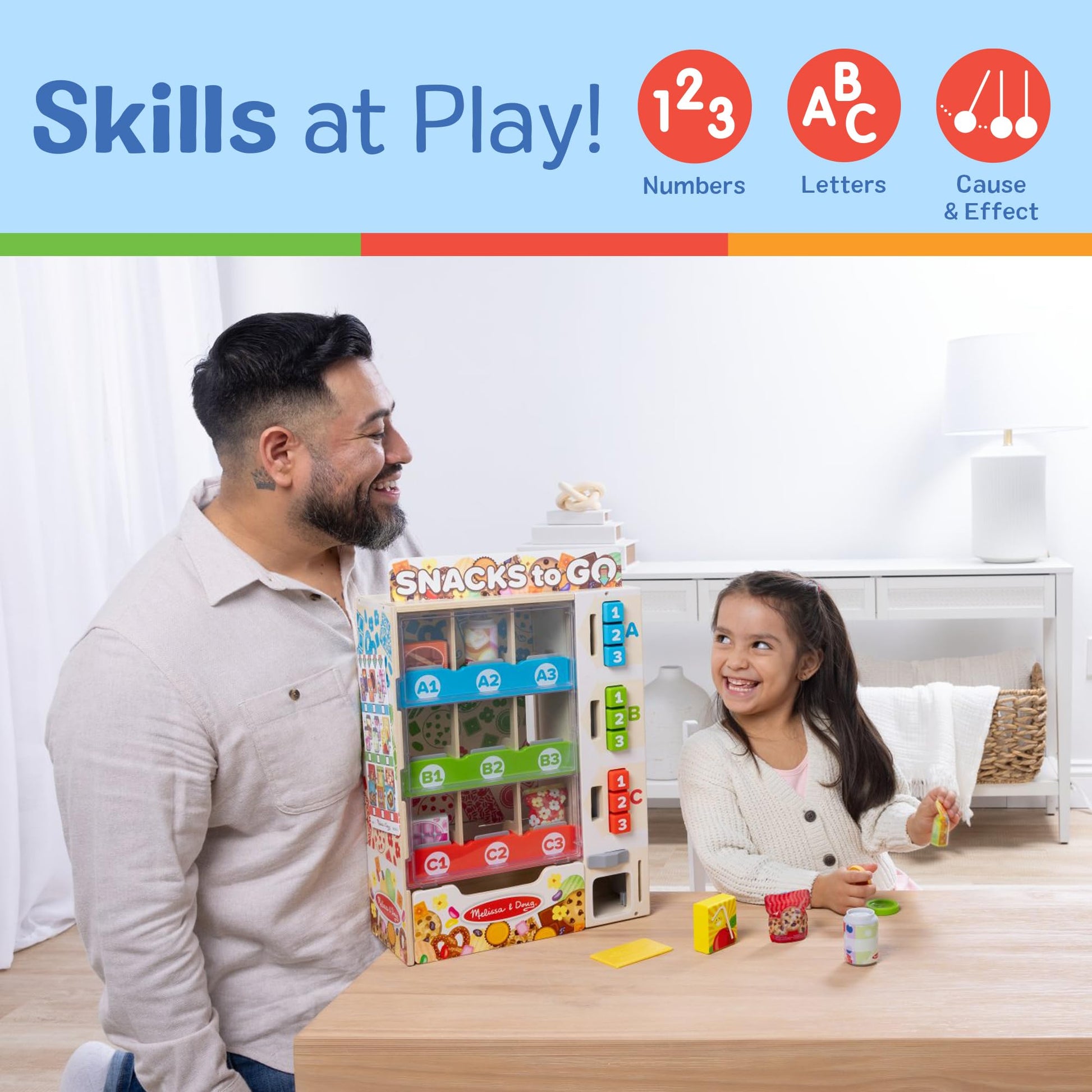 Melissa & Doug Wooden Vending Machine Play Set