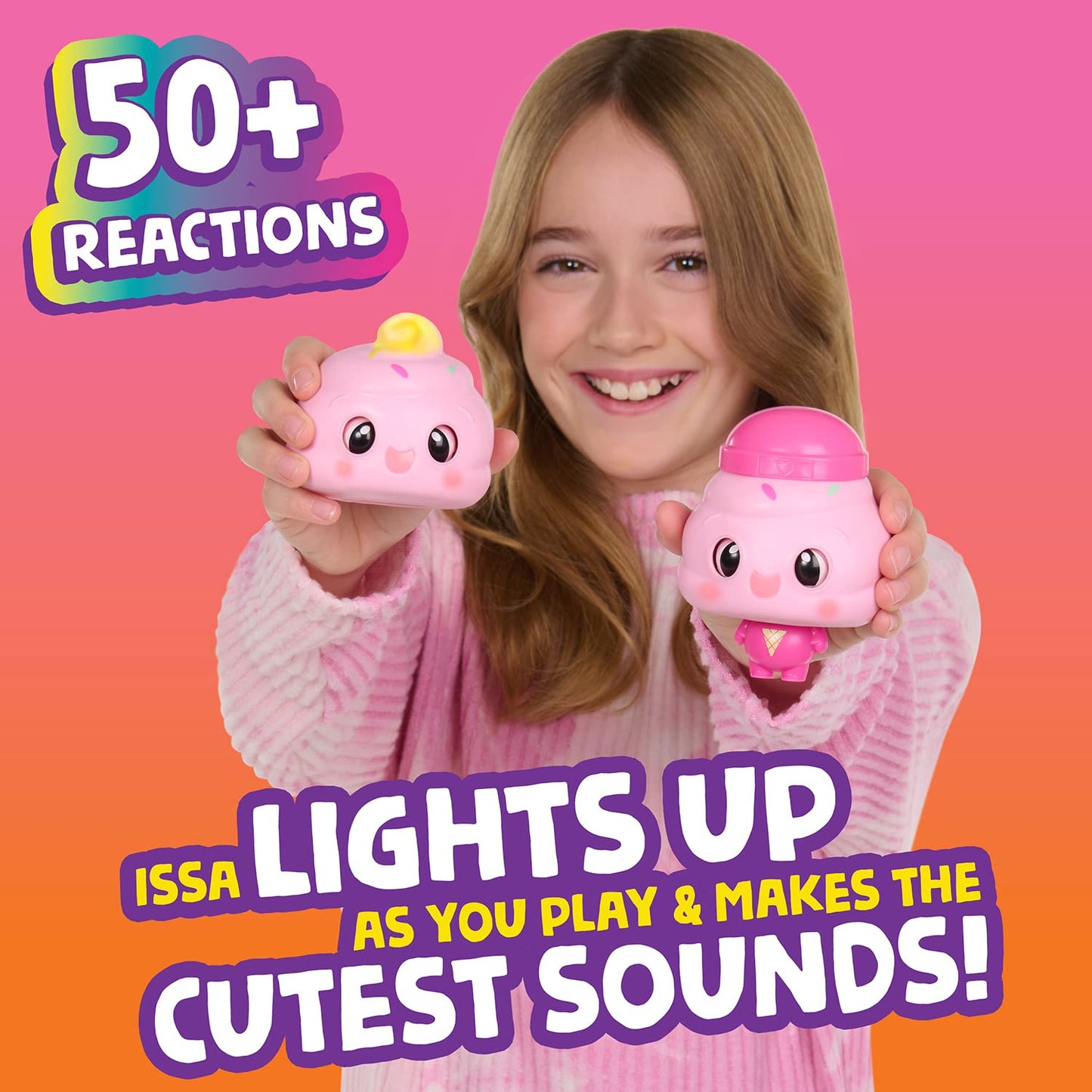 My Squishy Little Ice Cream - Interactive Doll Collectible with Accessories - ISSA