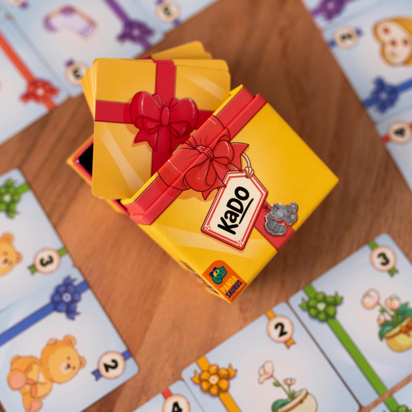 Kado Card Game - Build Your Gift Grid and Outsmart Opponents in a Tactical Gifting & Deduction Strategy Game for Kids & Adults, Ages 8+, 2-5 Players