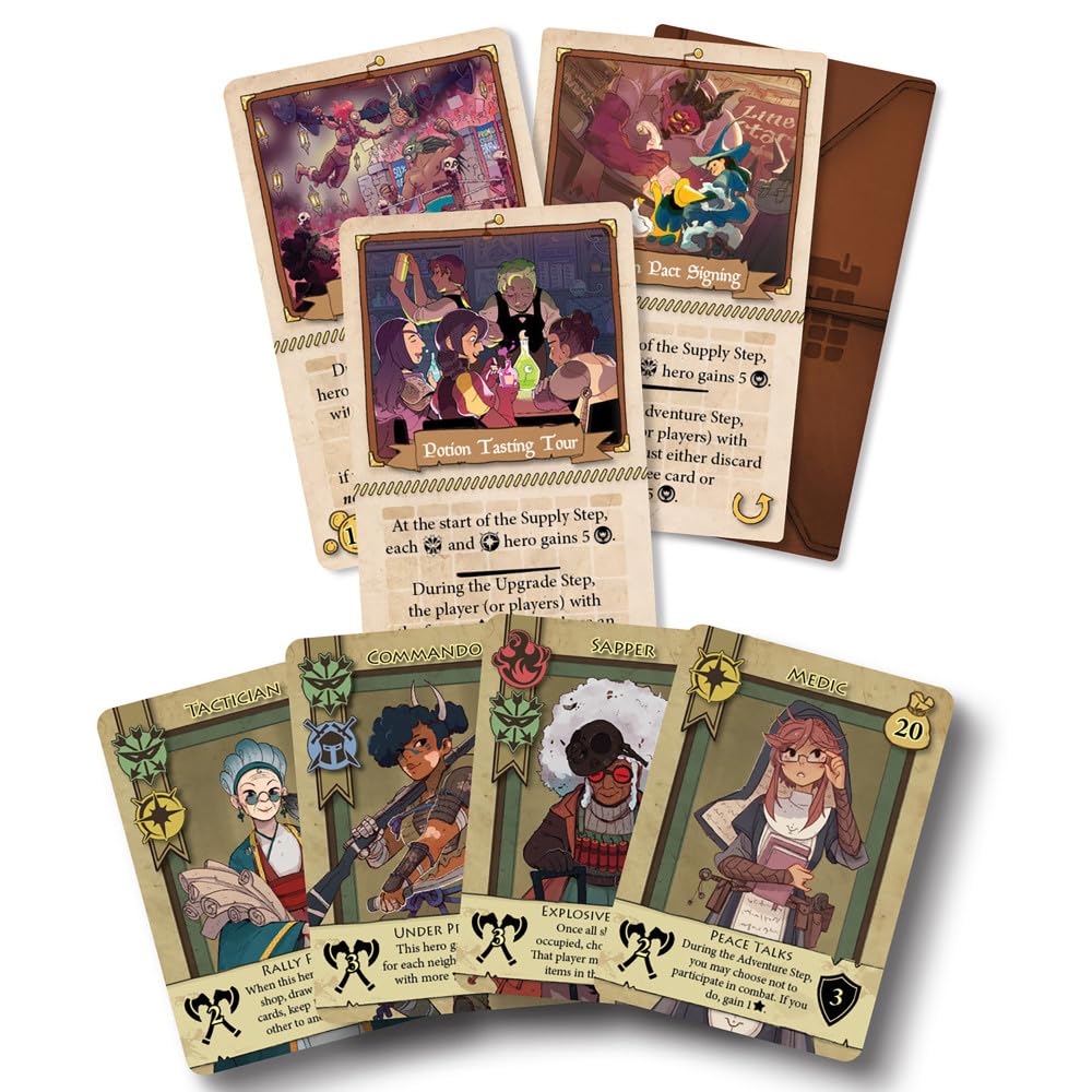 Renegade Game Studios Bargain Quest Brick & Mortar Expansion Board Game for Family Game Night 2-6 Players