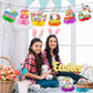 Easter Party Decorations, 8 Pcs Easter Honeycomb Centerpieces, Easter Bunny Egg Honeycomb Centerpiece, Easter Decoration, Happy Easter Honeycomb