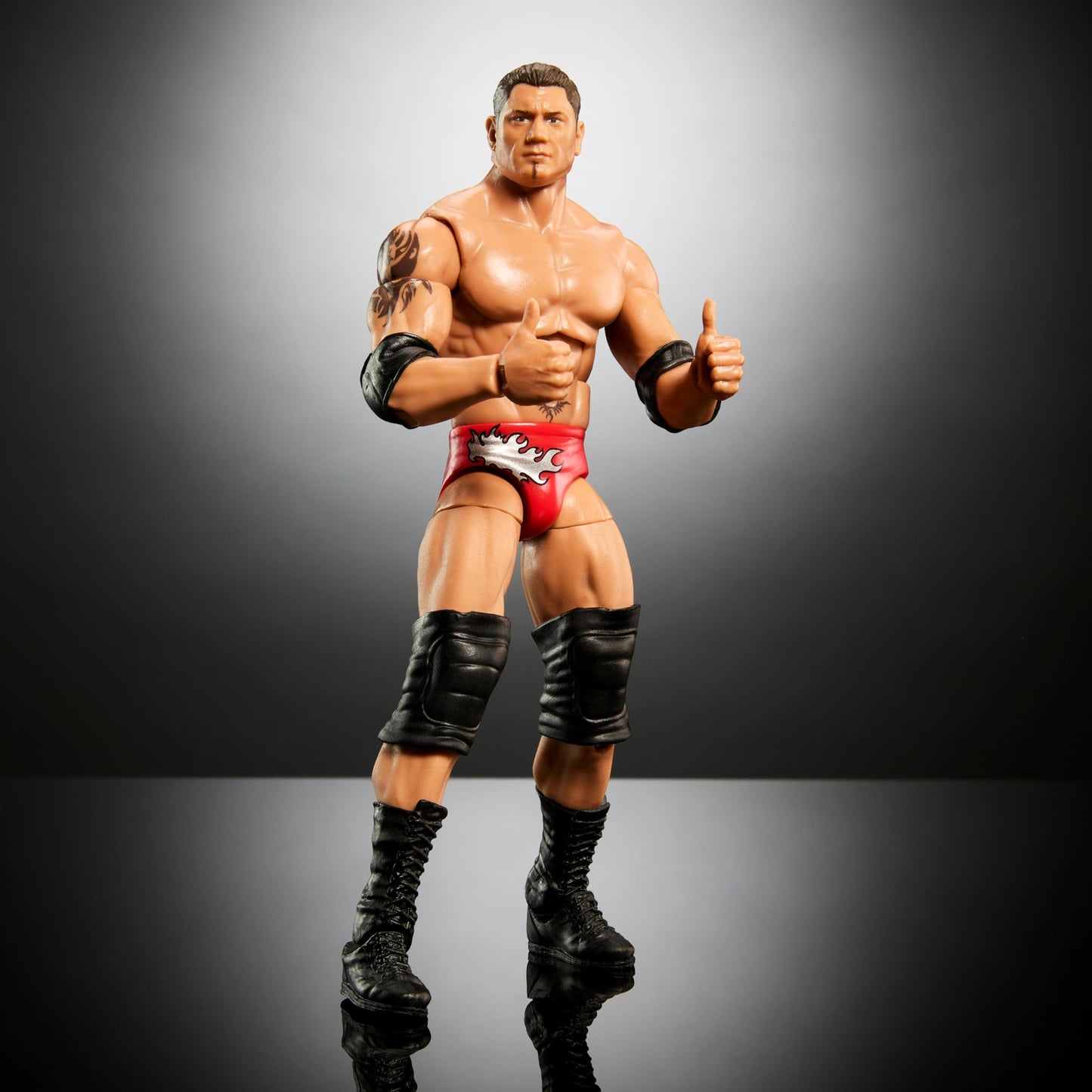 Mattel WWE Elite Collection Action Figure Royal Rumble Batista with Accessory and Virgil Build-A-Figure Parts