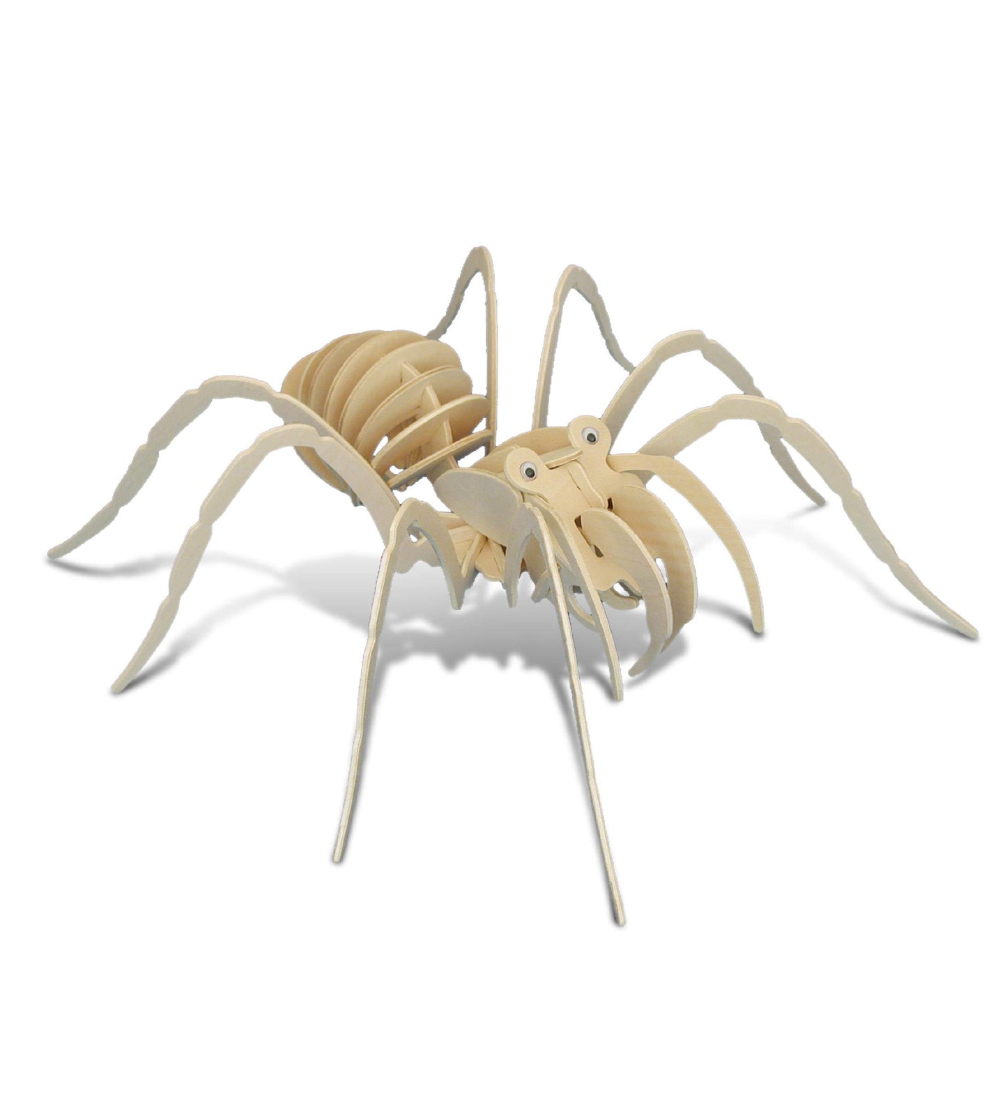Puzzled 3D Puzzle Tarantula Spider Wood Craft Construction Model Kit, Fun & Educational DIY Wooden Toy Assemble Model Unfinished Crafting Hobby Puzzle