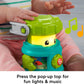 Fisher-Price Baby Learning Toy Laugh & Learn Camping Fun Lantern, Pretend Camping Gear with Lights & Music for Infants Ages 6+ Months