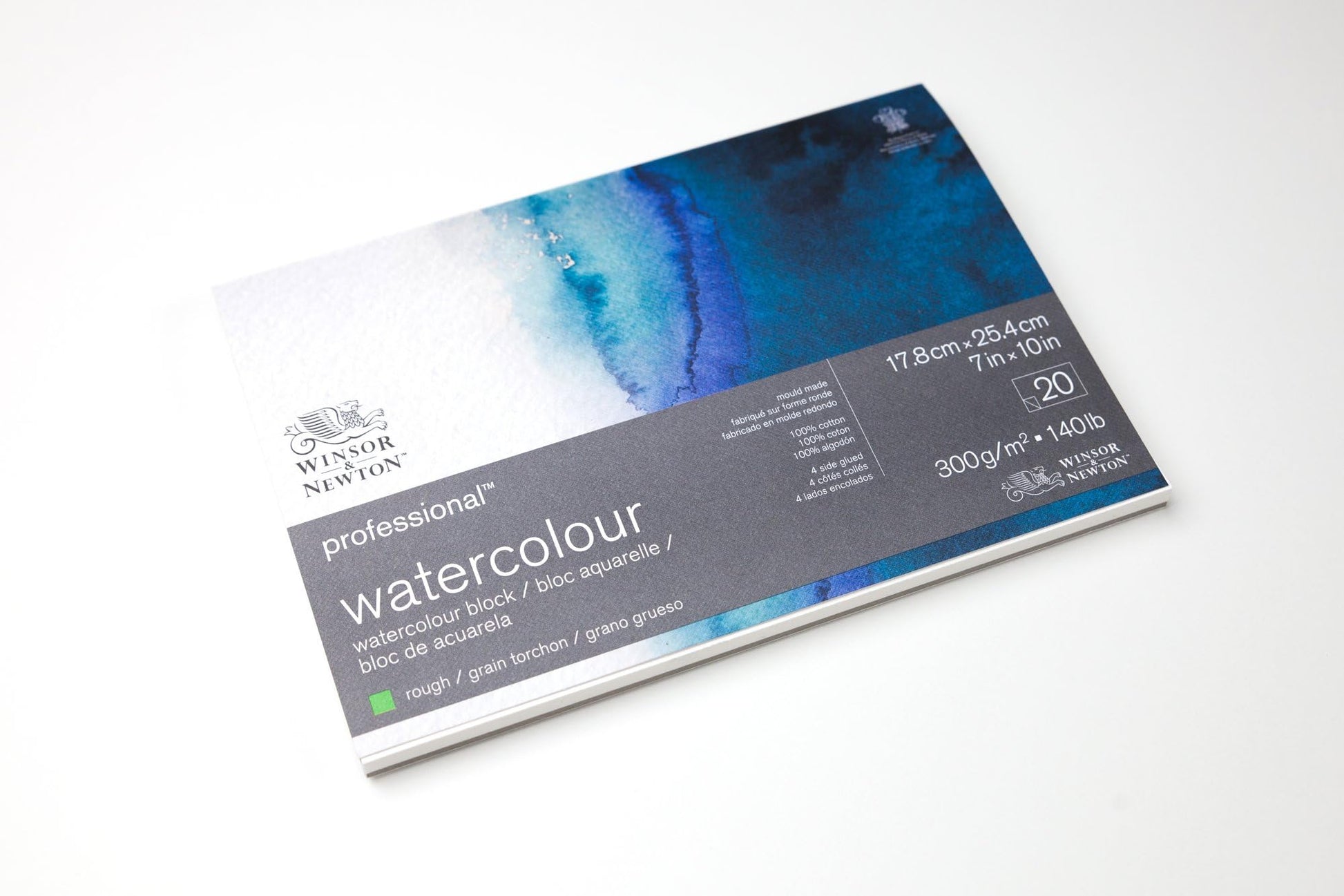 Winsor & Newton Professional Watercolor Paper Block, 9" x 12", Rough