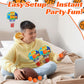 Gosodeny 12 Set Basketball party favors Mini Basketball Game Set Basketball's Present from Teacher Classroom Rewards Prizes Exchanges Basketball Party