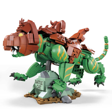 MEGA Construx Masters of The Universe Building Toys Set, Battle Cat with 537 Pieces, 10 Inches Long, for Kids