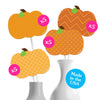 Big Dot of Happiness Pumpkin Patch - Pumpkin Decorations - Fall Decorations - Thanksgiving Decorations - Pumpkin Cutouts - Halloween Decorations