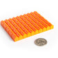 Plastic Houses: Orange Color Board Game Replacement House | 50 Pieces