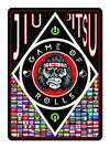 Game of Rolls - Brazilian Jiu Jitsu (BJJ) Grappling Game and Training aid + Traditional Deck of Playing Cards (2 in 1) Adults and Kids, Perfect as
