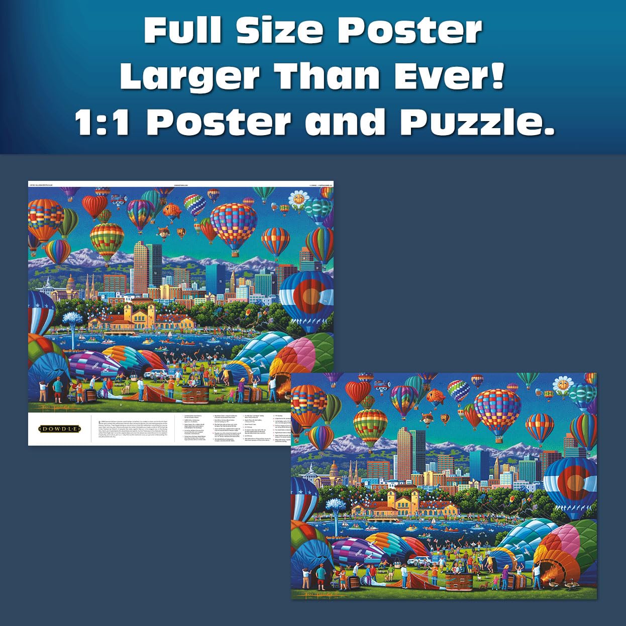 Buffalo Games - Eric Dowdle Balloon Spectacular - 1000 Piece Jigsaw Puzzle
