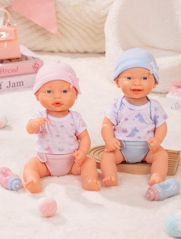 Mother Love 13 Inch Talking Interactive Twin Baby Dolls