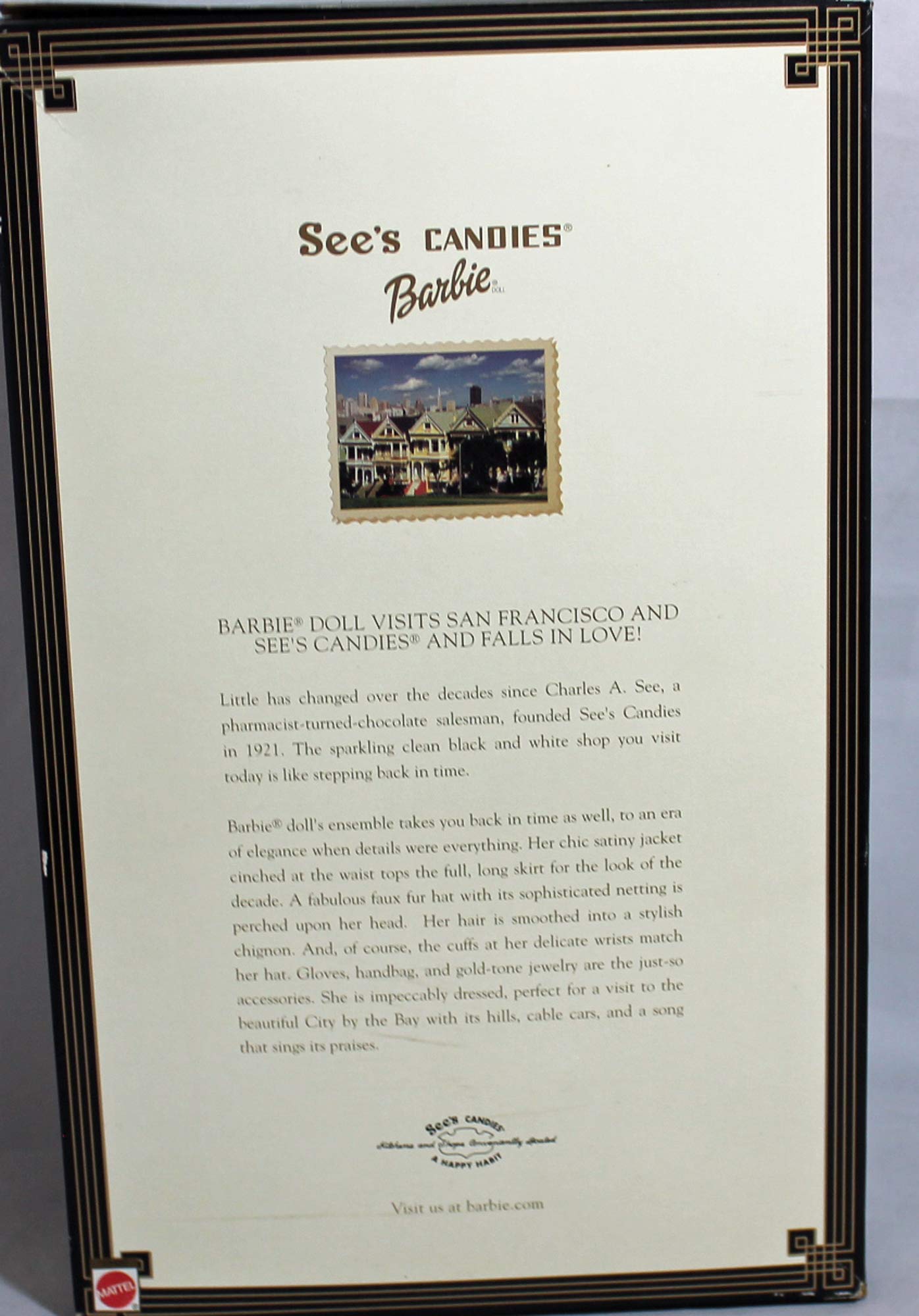 Mattel Barbie I Left My Heart in San Francisco See's Candies Special Edition - 2001