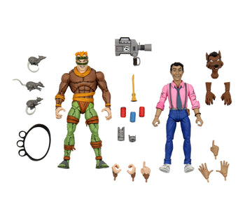 Teenage Mutant Ninja Turtles Cartoon Series 7 Inch Action Figure 2-Pack Exclusive - Rat King & Vernon