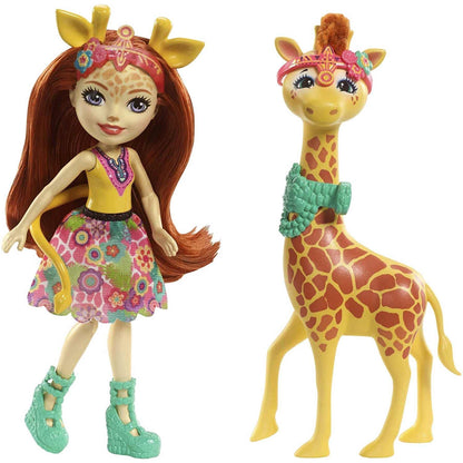 Mattel Enchantimals Doll with Giraffe She Can Ride!