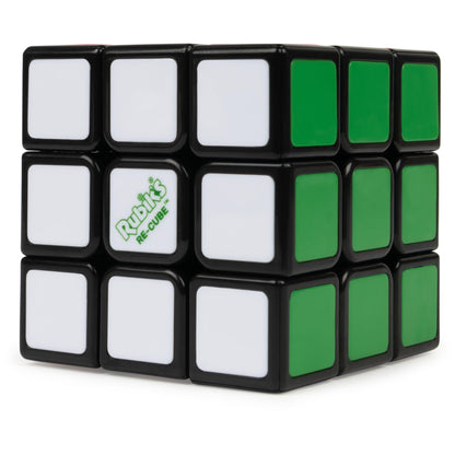 Rubik's Cube Recube 3x3 Puzzle Game for Adults and Children Rubik's Magic Cube - 100% Recycled 3x3 Puzzle Colour Matching - Classic Cube Problem
