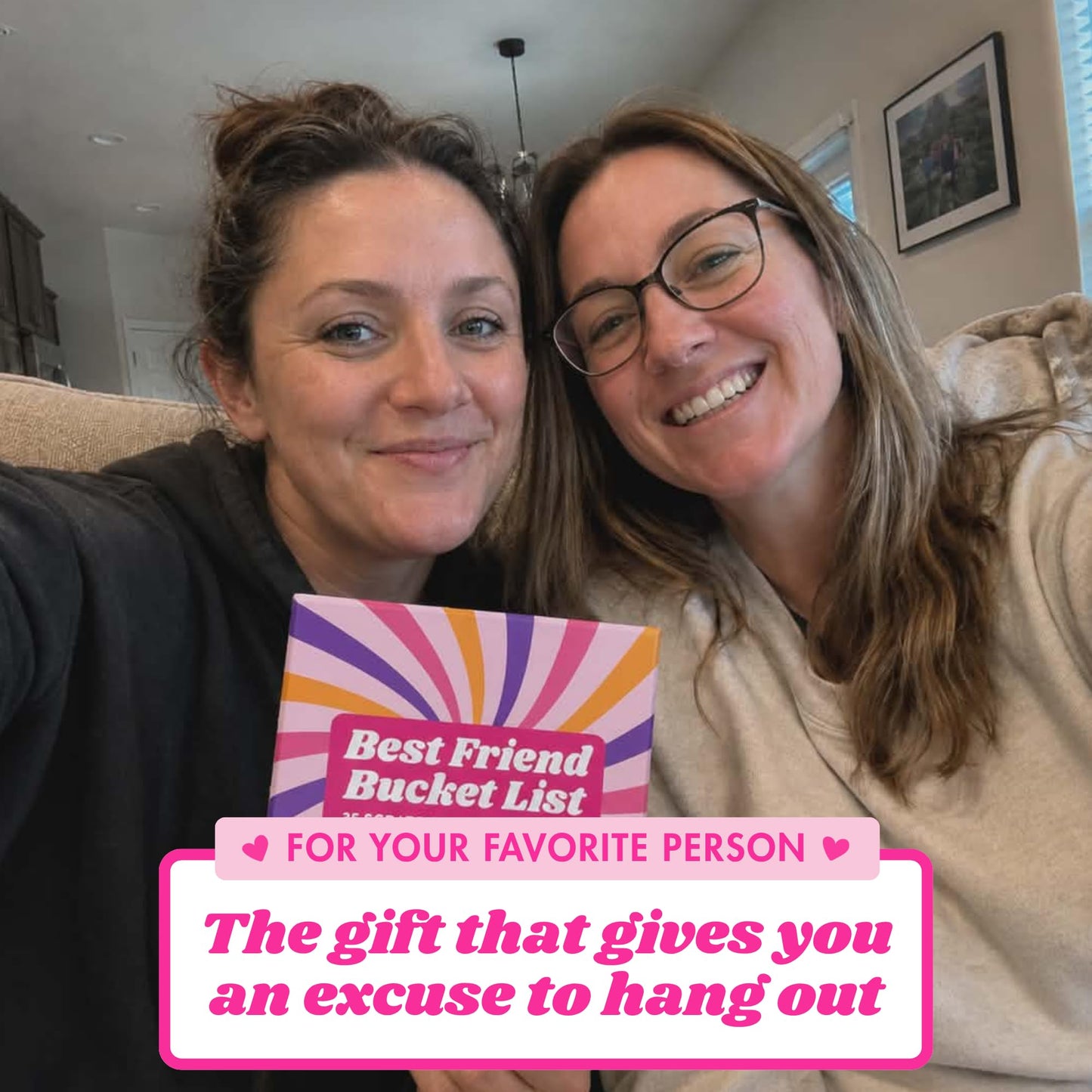Happy Duo Best Friend Bucket List 35 Scratch Off Cards for Friends - Fun Adventure Date Ideas for Women, Besties & BFFs - Friendship Gift