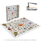 Heritage Puzzle - Shells of The South Atlantic Coast by John & Jackie Leatherbury Douglass 550 Piece Puzzles for Adults - Marine Life Art - Frameable
