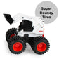 TOMY Monster Treads Bobcat Hauling Playset - Includes Bobcat Monster Truck, Trailer, and Skid Steer - Construction Toys with Bouncy Heavy Duty Tires