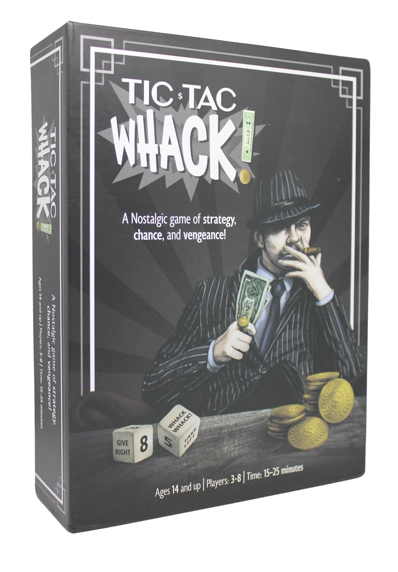 Tic Tac Whack! The Ultimate Dice Game for Family Game Night - Fun Family Games for Adults, Teens & Kids Ages 14+ - Great