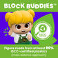 MEGA BLOKS John Deere Toddler Building Blocks Toy Set, Lil’ Tractor with 6 Pieces and Storage, 1 Figure, Green , Ages 1+ Years