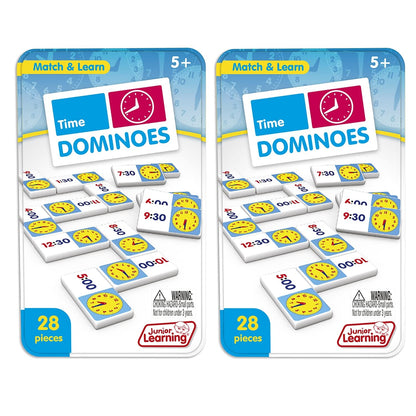 Junior Learning Time Dominoes, 2 Sets