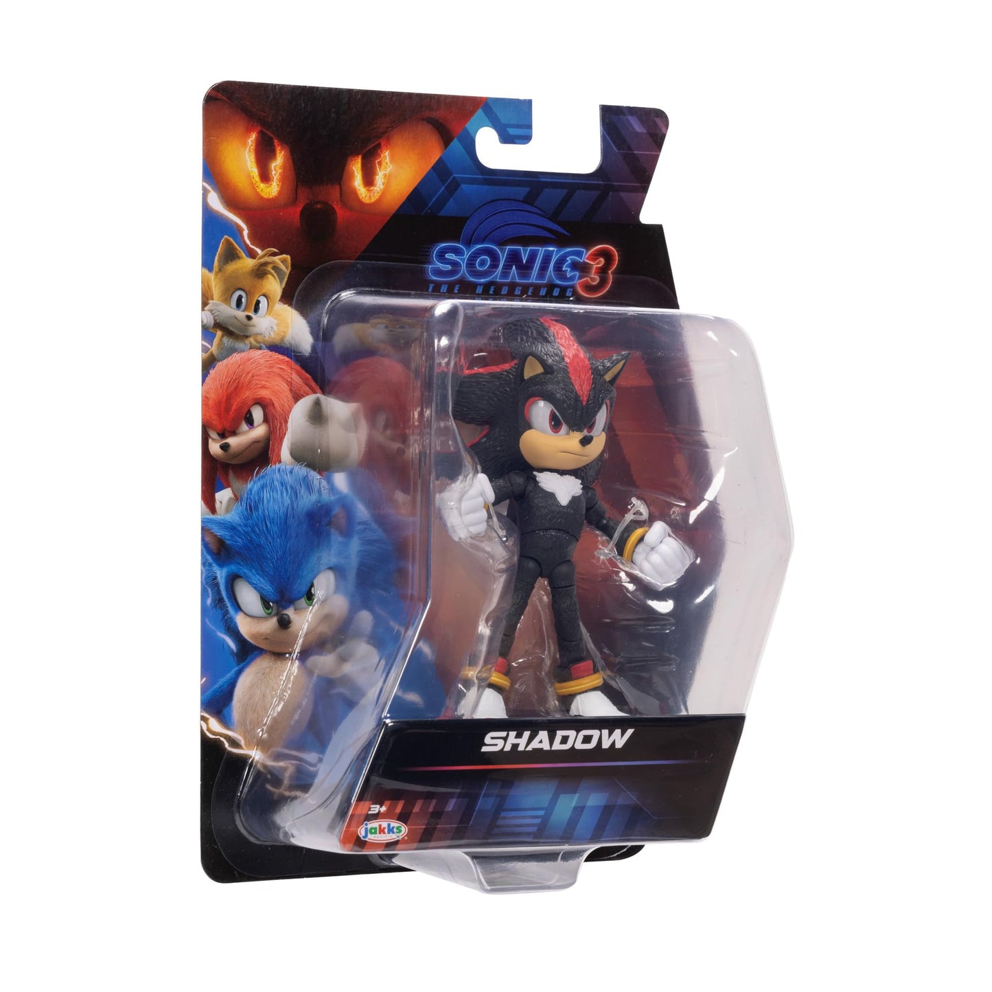 Sonic The Hedgehog - 5-Inch Shadow Action Figure - 20+ Points of Articulation - Official Collector Toy - Boys & Girls Ages 3+