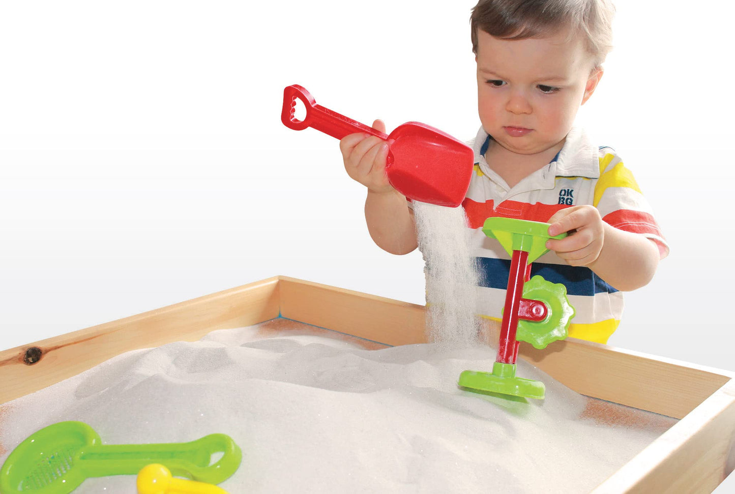 Sandtastik Therapy Play Sand - White, 25 lb (11.3 kg) Box - Fill Sensory Tables, Sand Trays & Water Tables! Formulated for Therapy Professionals