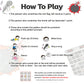 Ensclo Fun Board Game for Adults, Minesweeping Scratch Off Card, Portable Travel Essential & Party Tabletop Games, Funny Family Enjoyment, Game Night
