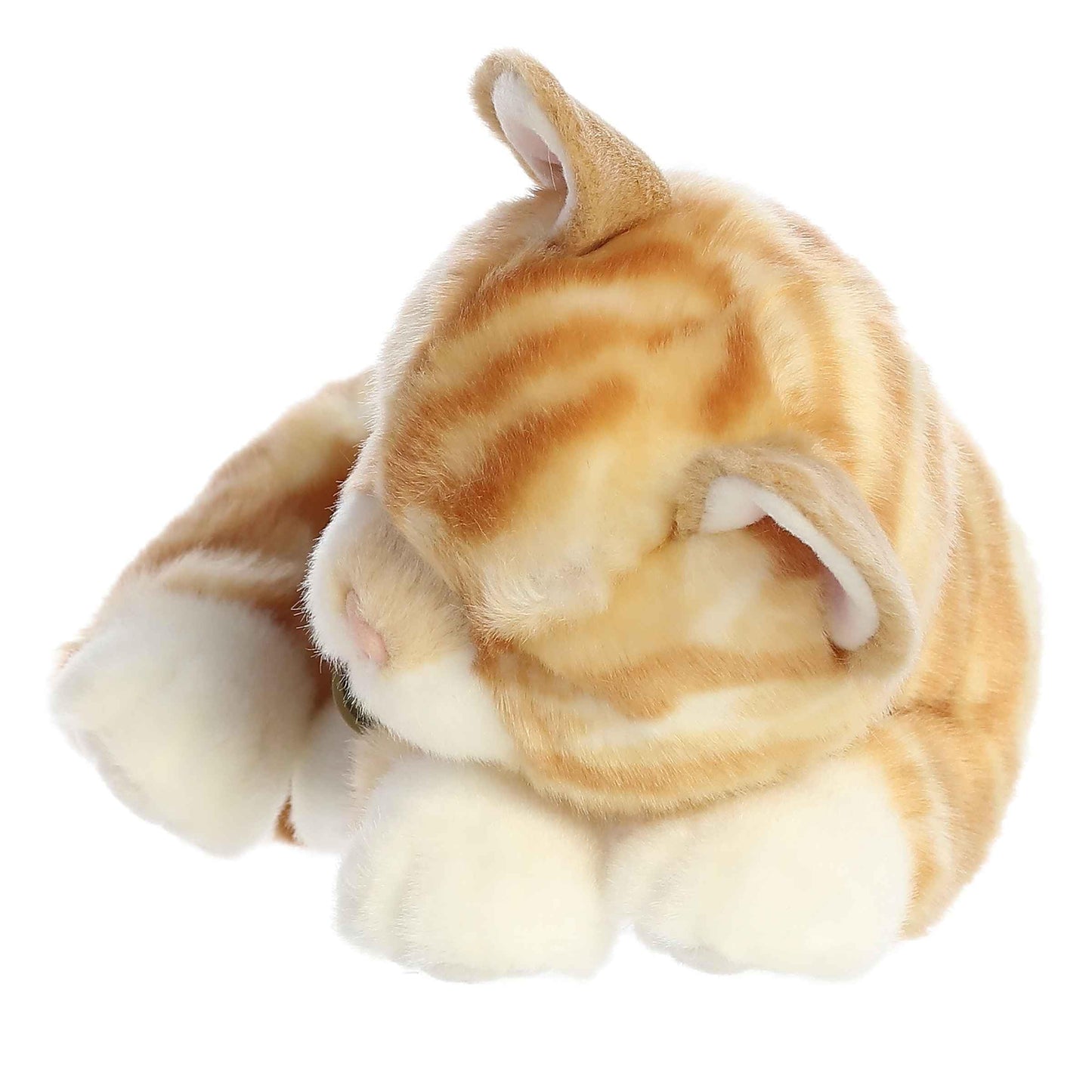 Aurora® Adorable Miyoni® Tots Sleepy Tabby Kitten Stuffed Animal - Lifelike Details Make a Cherished Companion - Perfect for Decorating Bedrooms or