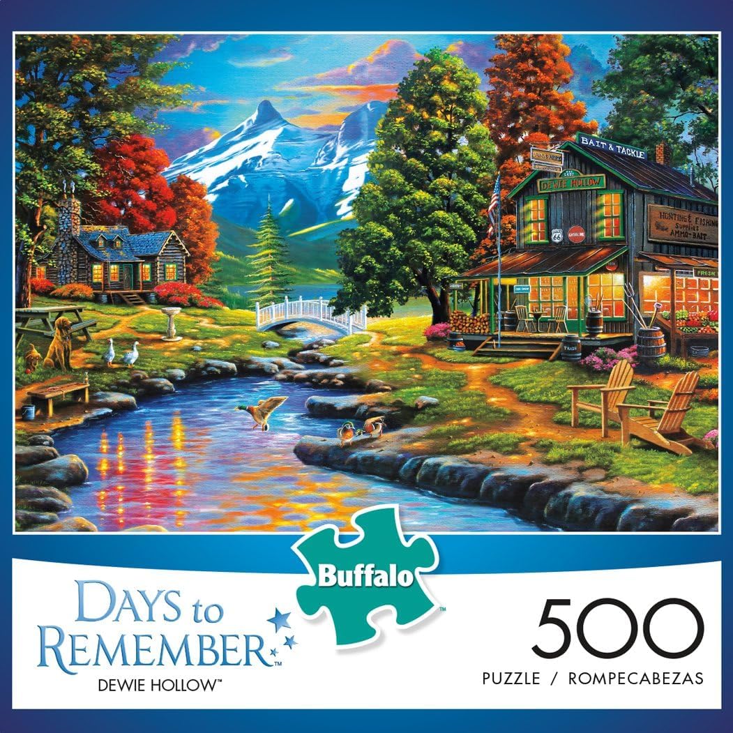 Buffalo Games - Dewie Hollow - 500 Piece Jigsaw Puzzle for Adults