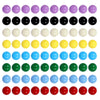 Laviesto Game Replacement Balls, 80 Pieces Acrylic Colored Balls for Games-Board Games,Chinese Checkers Marbles,Aggravation Game,Marble Run Toy-14mm/8