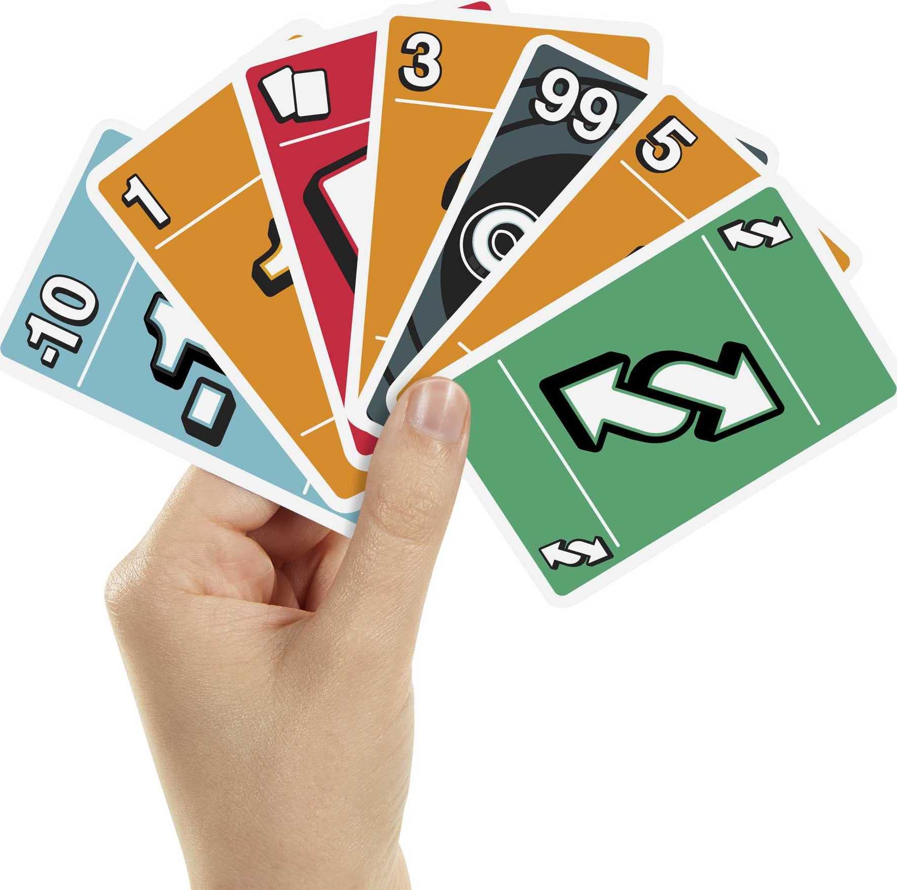 Mattel Games Set of 3 Card Games with UNO, Phase 10 & ONO 99, Travel Fun for Kids & Family Night with Storage Tin Box (Amazon Exclusive)