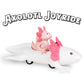 Accoutrements Archie McPhee Hilarious and Funny Cute Little Pink Axolotl in Joyride Pull Back Car - 5-3/4"", Small