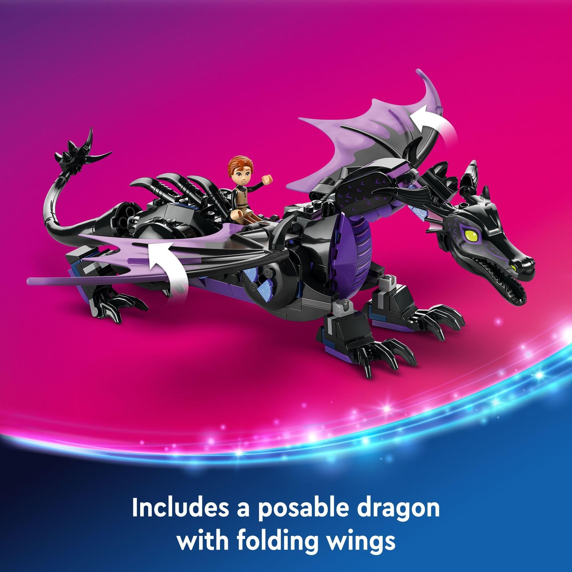 LEGO Disney Princess Maleficent’s Dragon Form Building Set for Kids and Sleeping Beauty Fans, Disney Princess Figure, Castle Toy, Fun Gift Idea